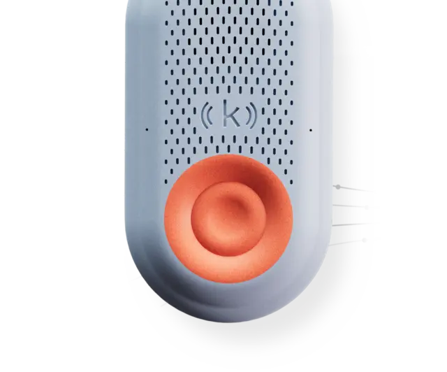 Kando Smart Button — emergency call interface detail